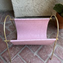 Blush Pink Mickey Book/Magazine Rack Holder