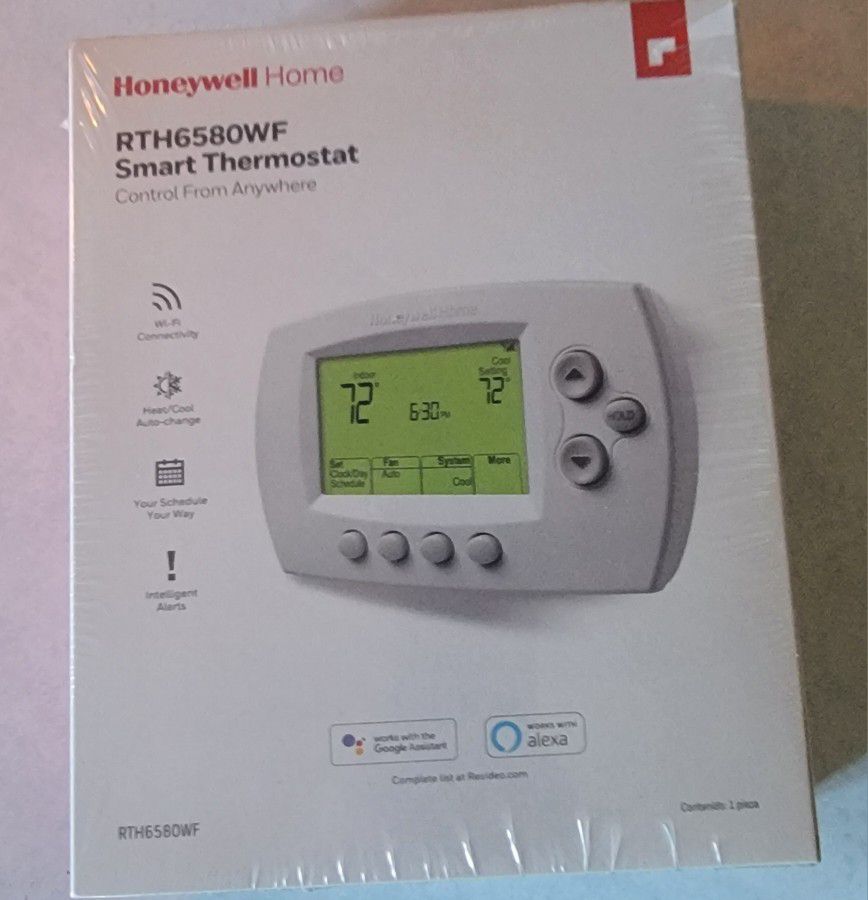 Honeywell Wifi Thermostat Model RTH6580WF 