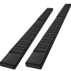 LA Zona Auto Parts 2005 to 2025 Toyota Tacoma Crew cab black nerf bar running board Estribos steps escalon