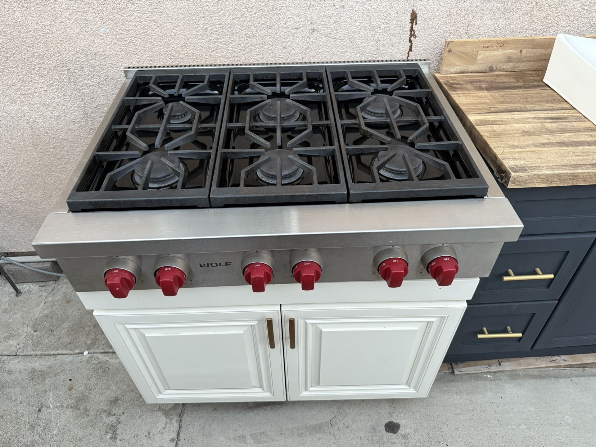 Wolf Range 36” model SRT366 Plus Downdraft