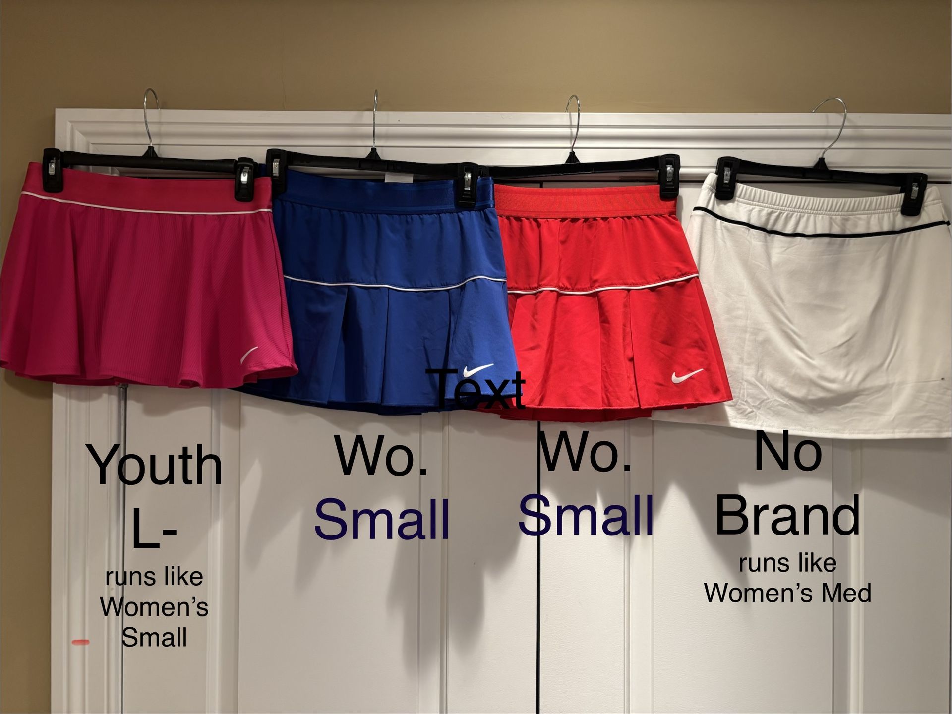 Nike Tennis skirts