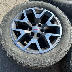 Only 2 wheels available 20” GMC SLE Wheel 20 GM Sierra Yukon Rim factory original stock take Off 275/55r20 Rin Llanta Denali tire Oem