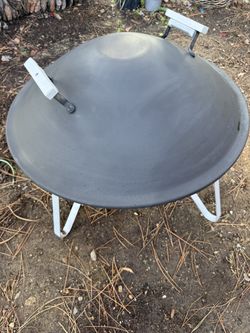 🔥 Outdoor Fire Pit / Grill / BBQ – Heavy-Duty Metal with Lid