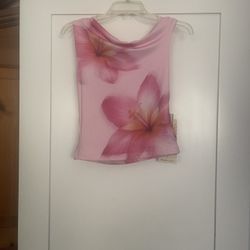 Pink Floral Top