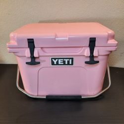 Yeti Roadie 20 "Le Pink" Hard Cooler with handle Camping Fishing Overlanding 