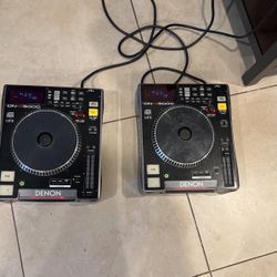Dj Cd Tabletop Players Denon Technics 