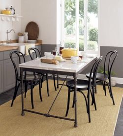 Crate and barrel Marble Dining Table