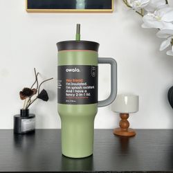 owala New Cup Vacuum Flasks & Thermoses Water Bottle Drinkware Thermo Tumbler Stainless Steel Thermal Mug Original Cold Hot Coffee