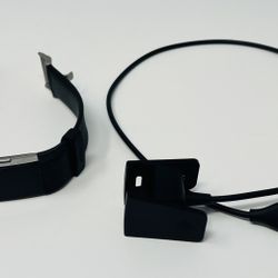 Fitbit Charge 2 Heart Rate And Fitness Black Wristband Plus Charger 