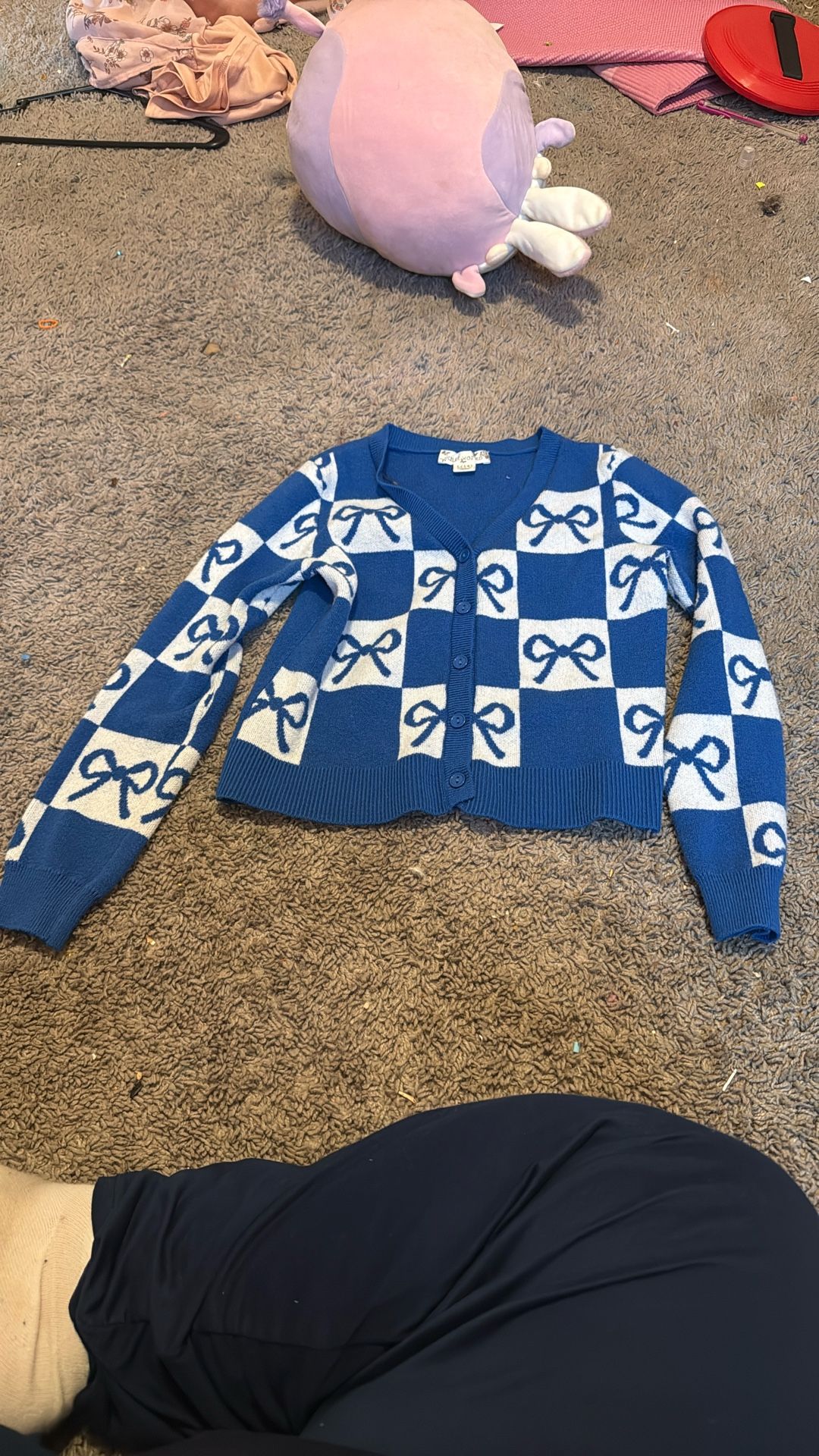 Cute Girls Button Up Cardigan