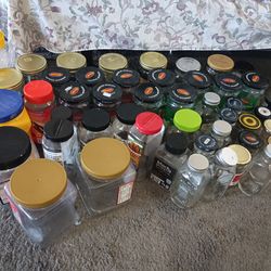 Assorted jars