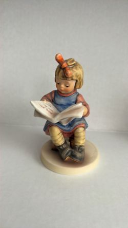Goebel M.I. Hummel figurine titled "What's New?