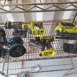 Ryobi  Tool With Battery's 