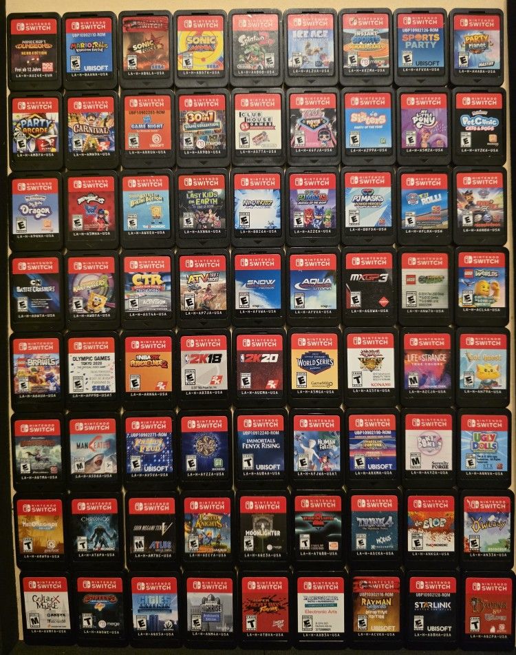Nintendo Switch games(No Cases)