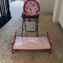 Bed & High chair
