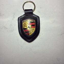 Black Porsche Keychain