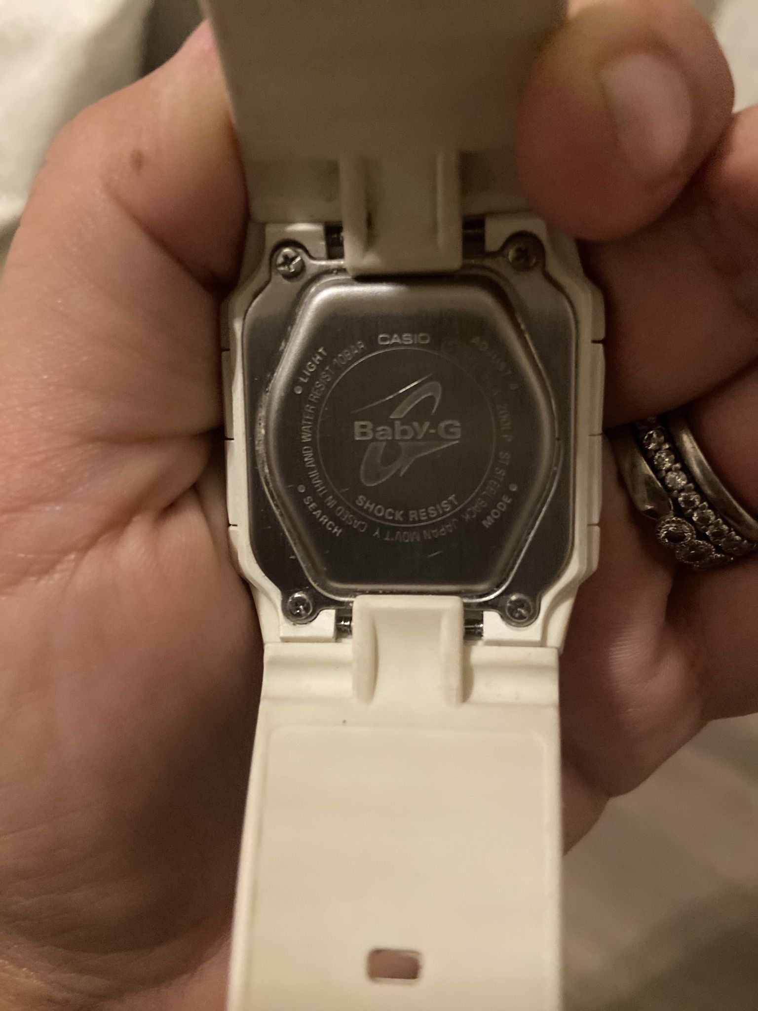 Casio Baby g Leopard Print White Square Women Watch Limited Edition