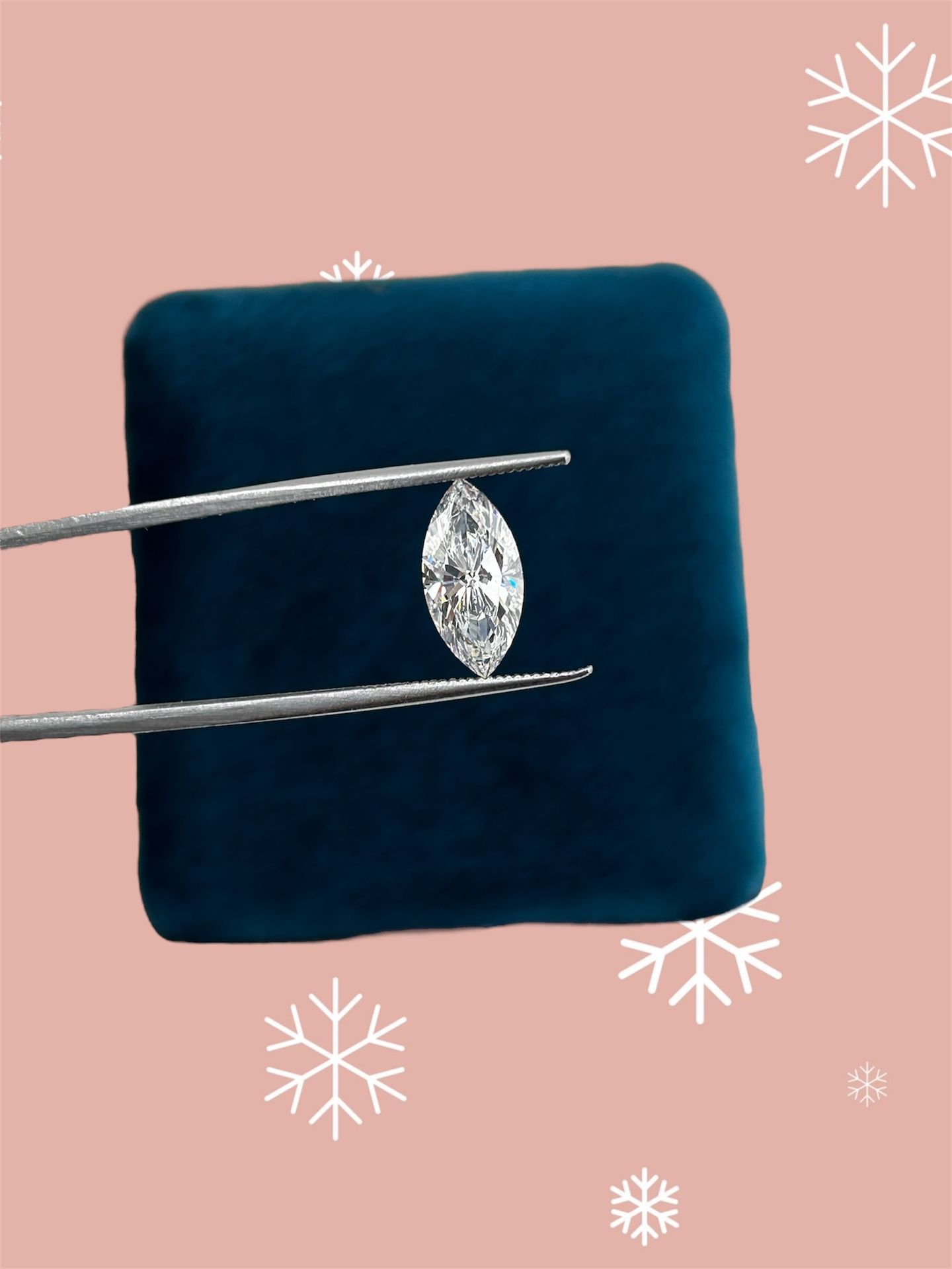 2.03 Ct Lab Grown Certified Marquee Shape
