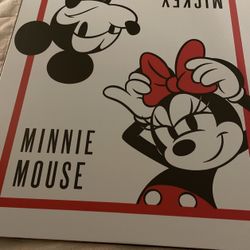 Mickey Mouse Charlie Brown Metal Signs 12.00 Each