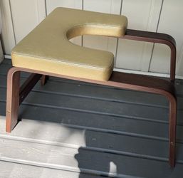 FeetUp Feet Up Yoga Headstand Bench Gold Glitter Padded Inversion Trainer