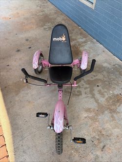 Mobo Triton Pro Recumbent Bike 20" with Flame Graphics