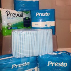 Adult Diaper-pull ups & Underpads PRICES LISTED BELOW