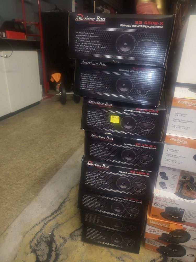 American Bass Sqcbx 6.5 New