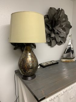 Large Glass Mosaic Lamp 