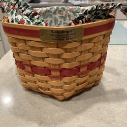 Longaberger 1997 Christmas Collection 1997 Snowflake Basket Hi