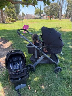 Stroller and car seat