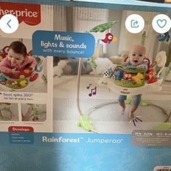 Fisher Price Baby Bouncer Rainforest Jumperoo Activity Center