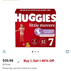 Huggies Little Movers Size 7