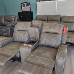 New Recliner Sofa And Loveseat Both On Sale Now Don't Miss