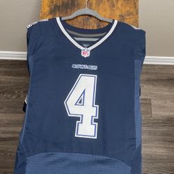  Dallas Cowboys Dak Prescott Jersey Size 44 (L—XL)
