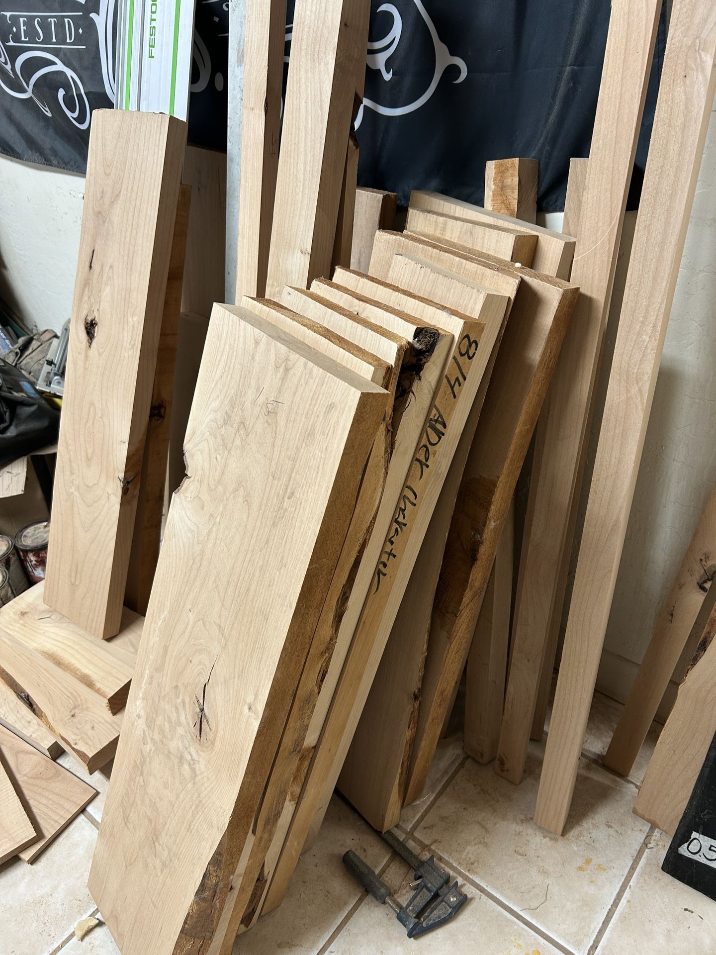 1.75” And 1.5” Thick Alder For Sale $2 aBoard Ft