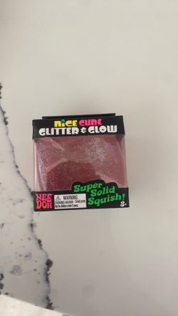 Needoh nice cube glitter and glow
