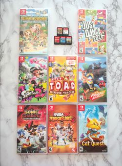 Nintendo switch games $10-$25 each Sonic, Splatoon, Minecraft & more!