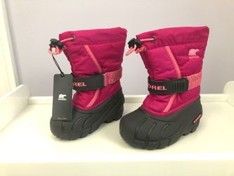 Brand New Sorel Flurry-K Girls Snow Boots. Toddler Size 8