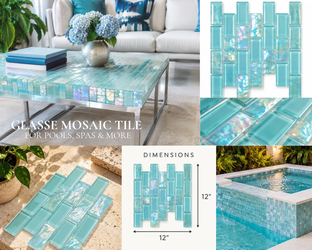 Glass Mosaic Tile – $9/Sq. Ft.