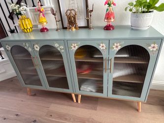 Customized dual console table