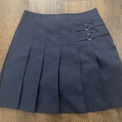 Girls Navy Blue Uniform Skirt Size 12 By French Toast #16