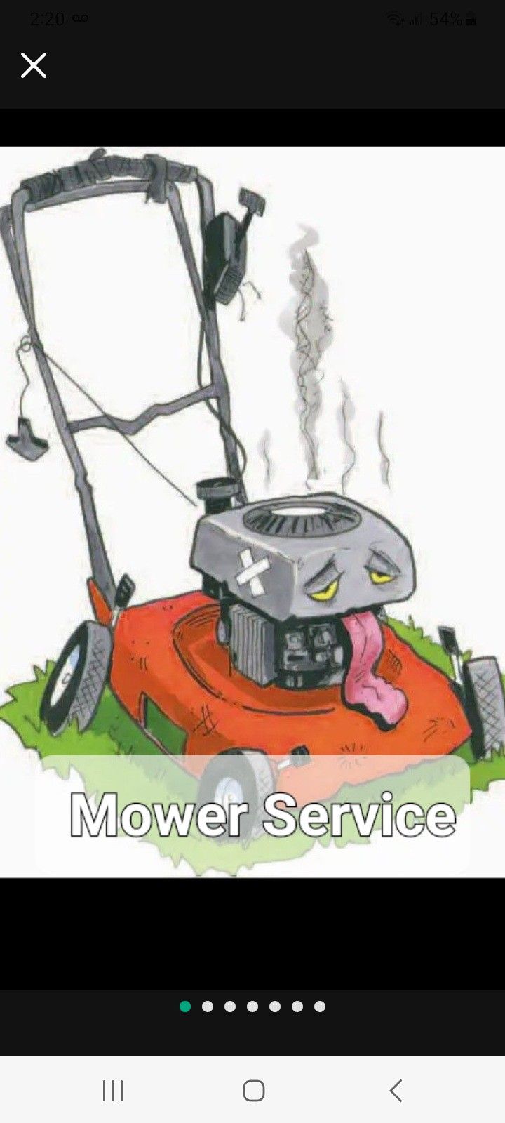 Lawn Mower Carb Kleen / New Air Filter