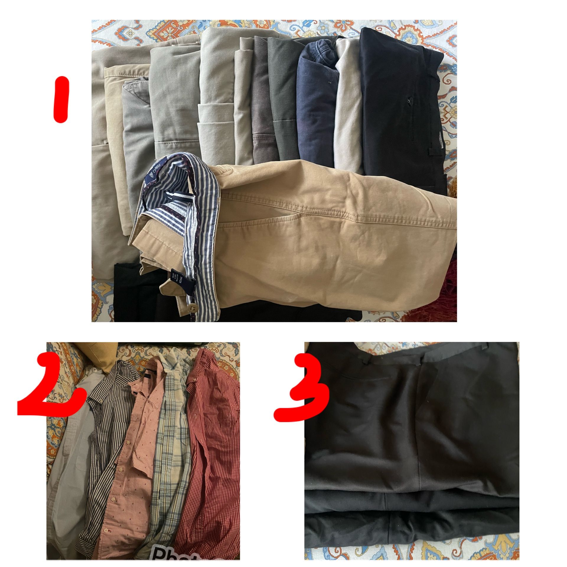 20  Pieces of men  Clothing 