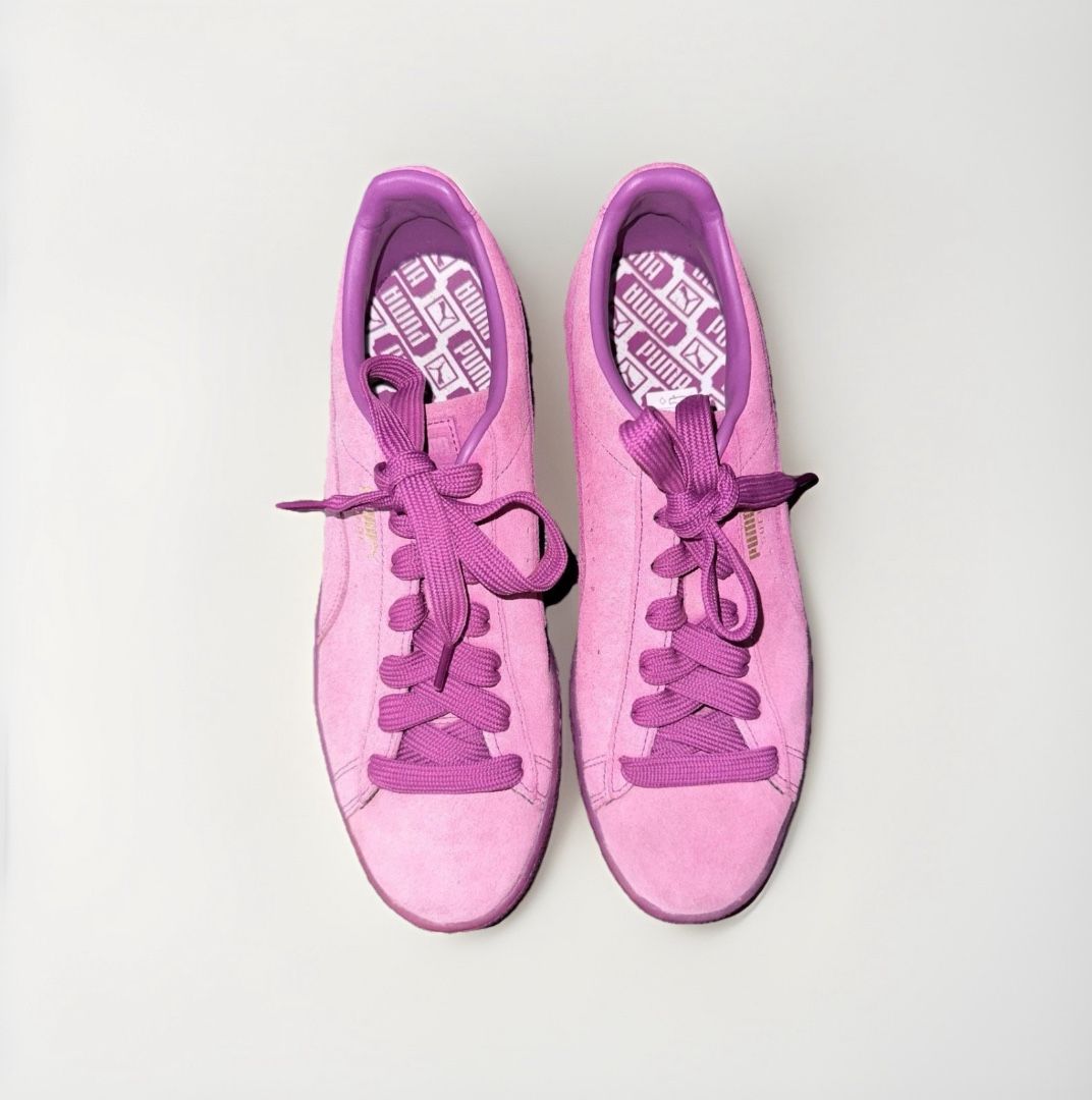 Size 10.5 - PUMA Vikky Low Purple Womens