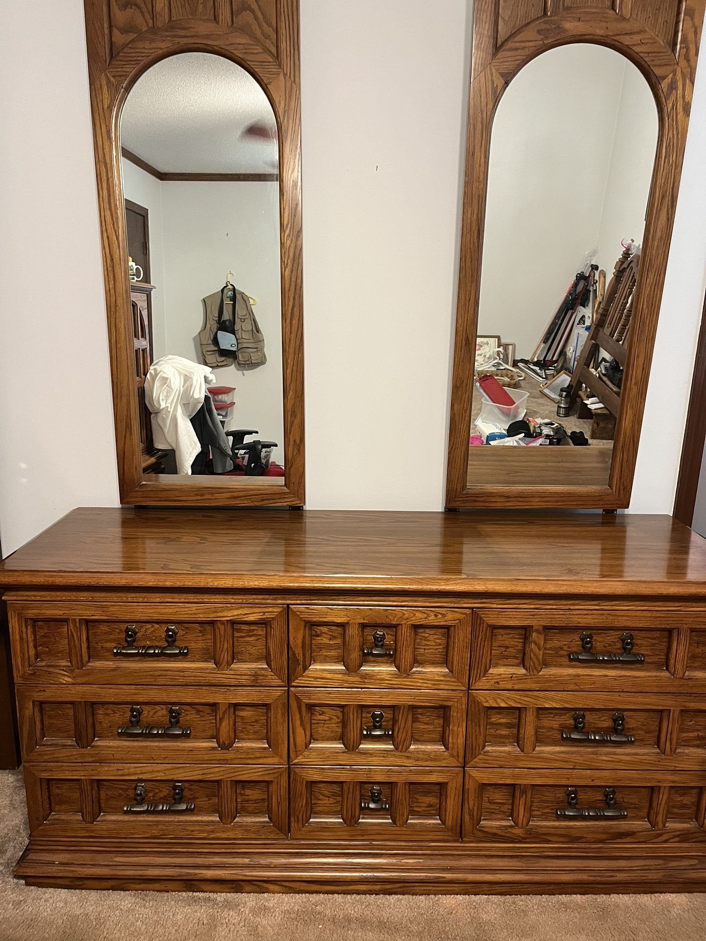 Antique Wooden Bedroom Set