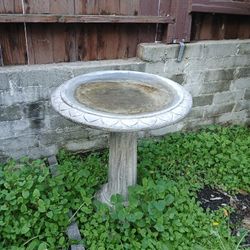 Concrete Bird Bath