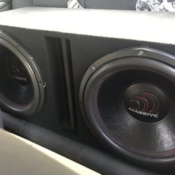 Subwoofer with amplifier