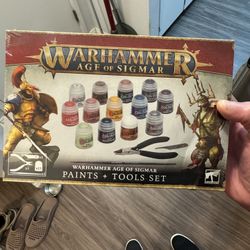 Warhammer Age Of Sigmar Paints & Tools Set