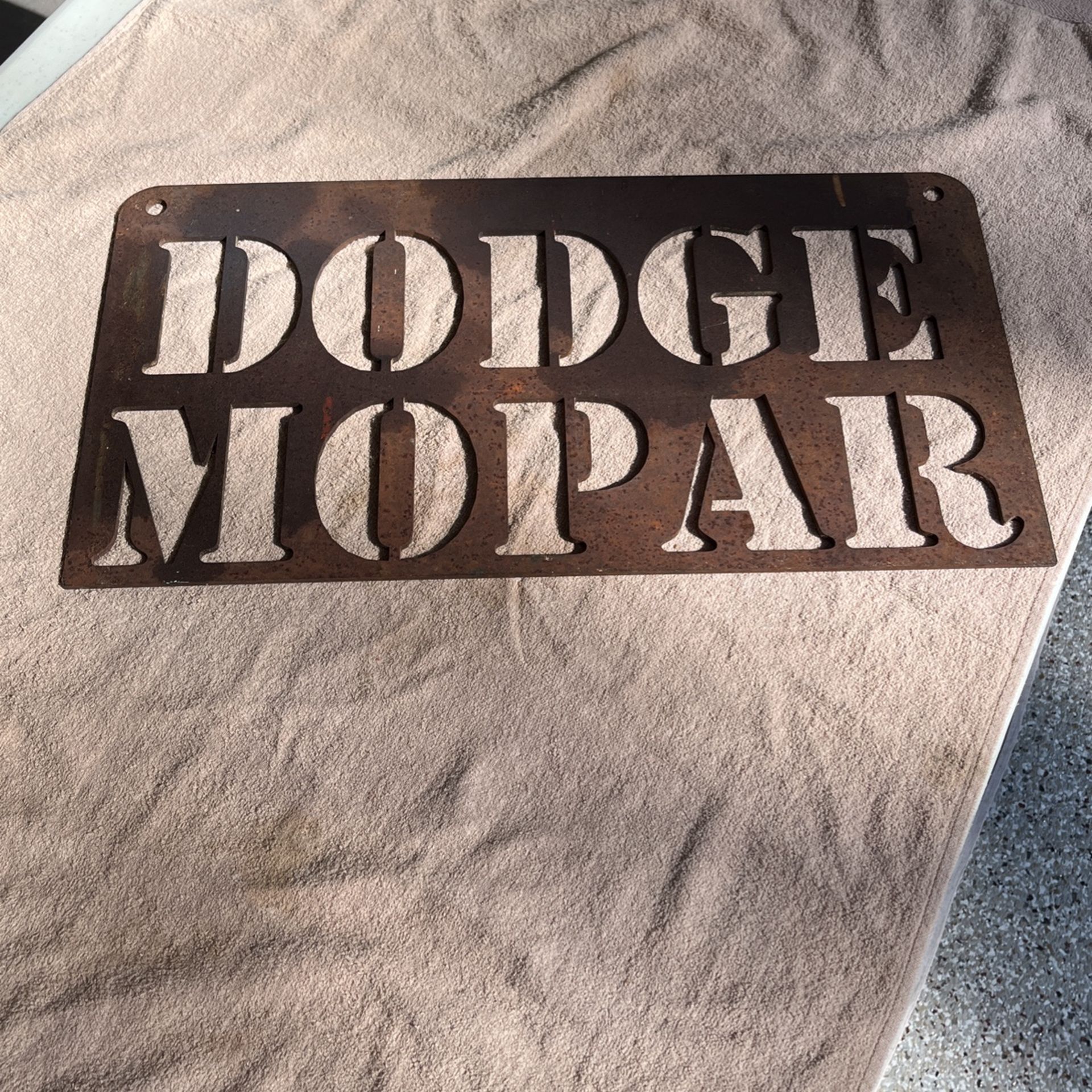 Laser Cut Steel Plate