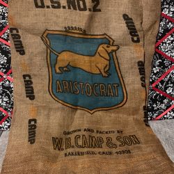 Mid 1930’s Vintage Circa Burlap Sack